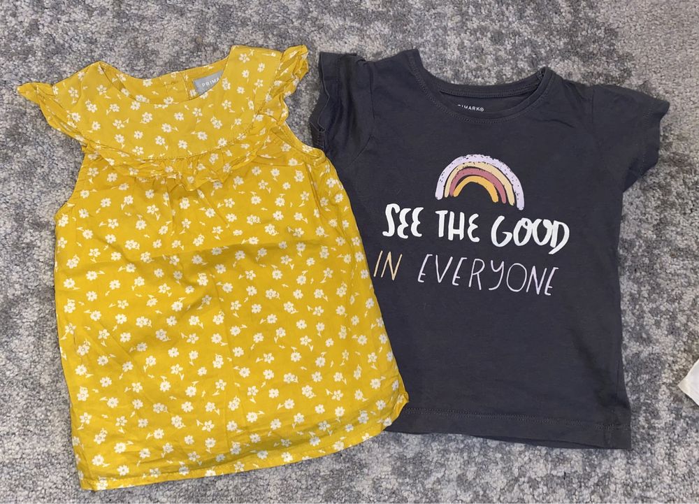 4 bluzki dziewczęce Young Dimension i Primark