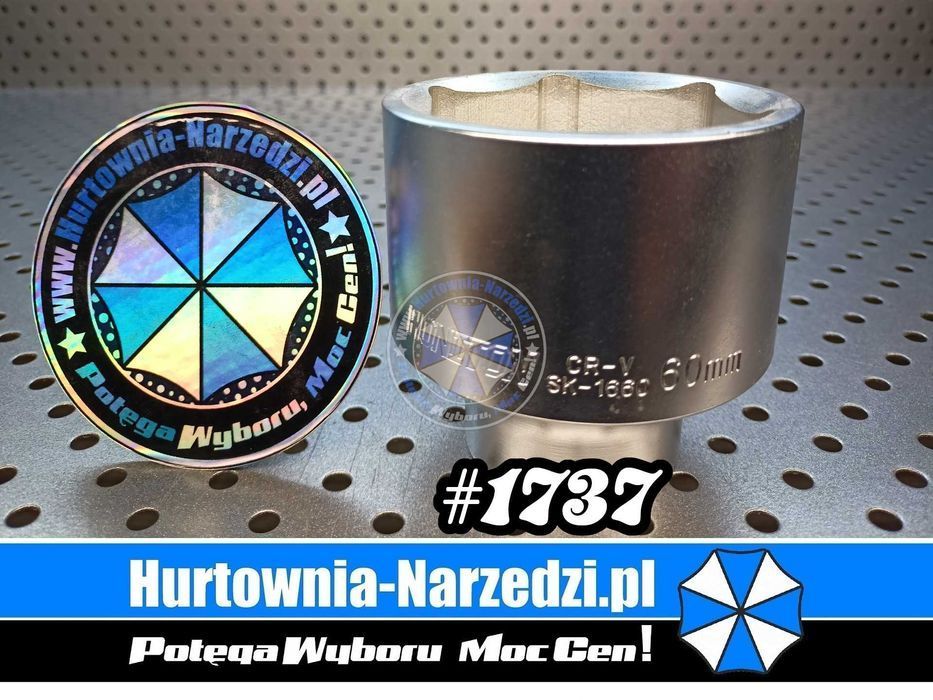 Nasadka 60mm 3/4" CrV Klucz nasadowy 60mm klucz 60mm nasadka 60mm