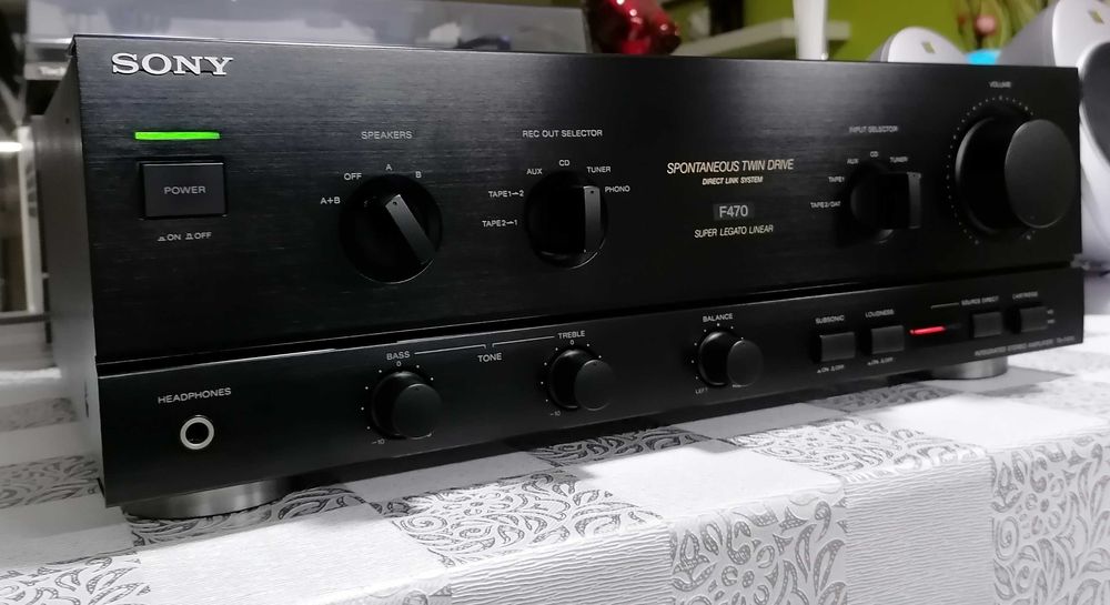 Amplificador Sony TA-F470, Em Excelente Estado Como Novo Sem Riscos