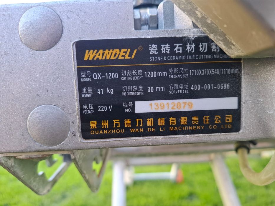 Przycinarka elektryczna do płytek .Wandeli Qz 1200