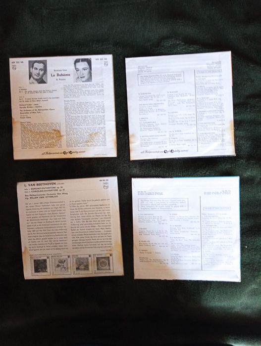4 discos vinil Musica classica, etc  - Selo Philips  Como novos!