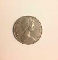 Moneta 20 centów Australia 1967