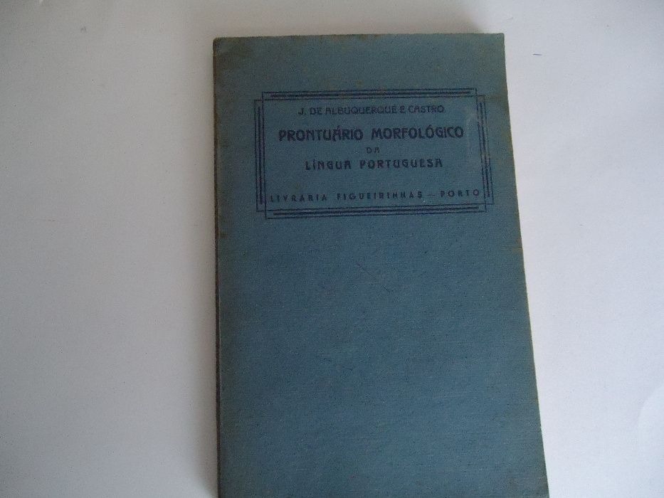 Prontuário morfológico da língua portuguesa 1957
