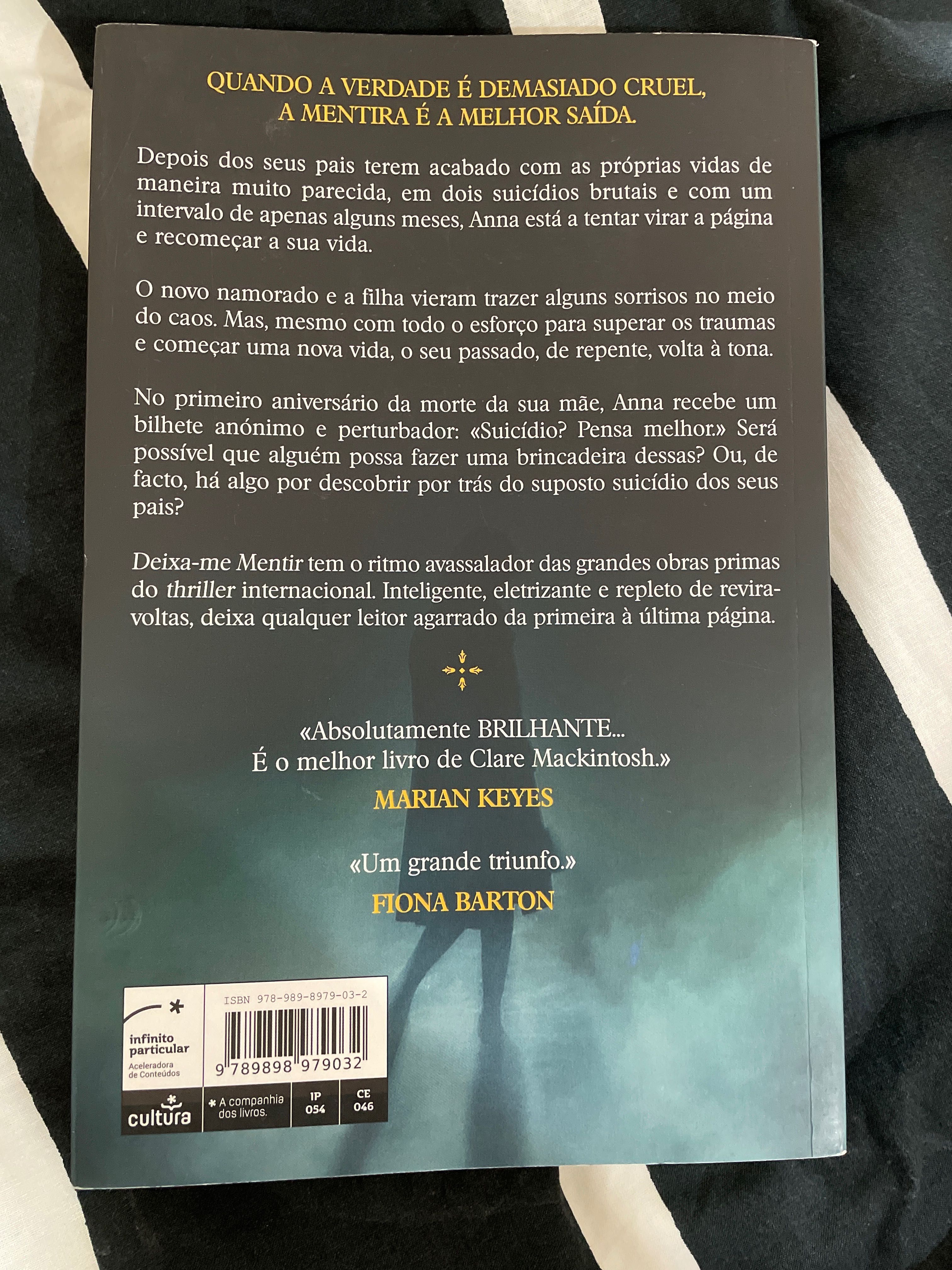 Deixa-me mentir thriller