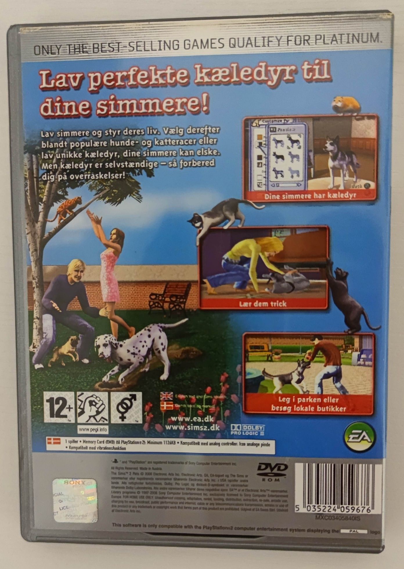 Gra The Sims 2: Zwierzaki PL PlayStation 2 (PS2)