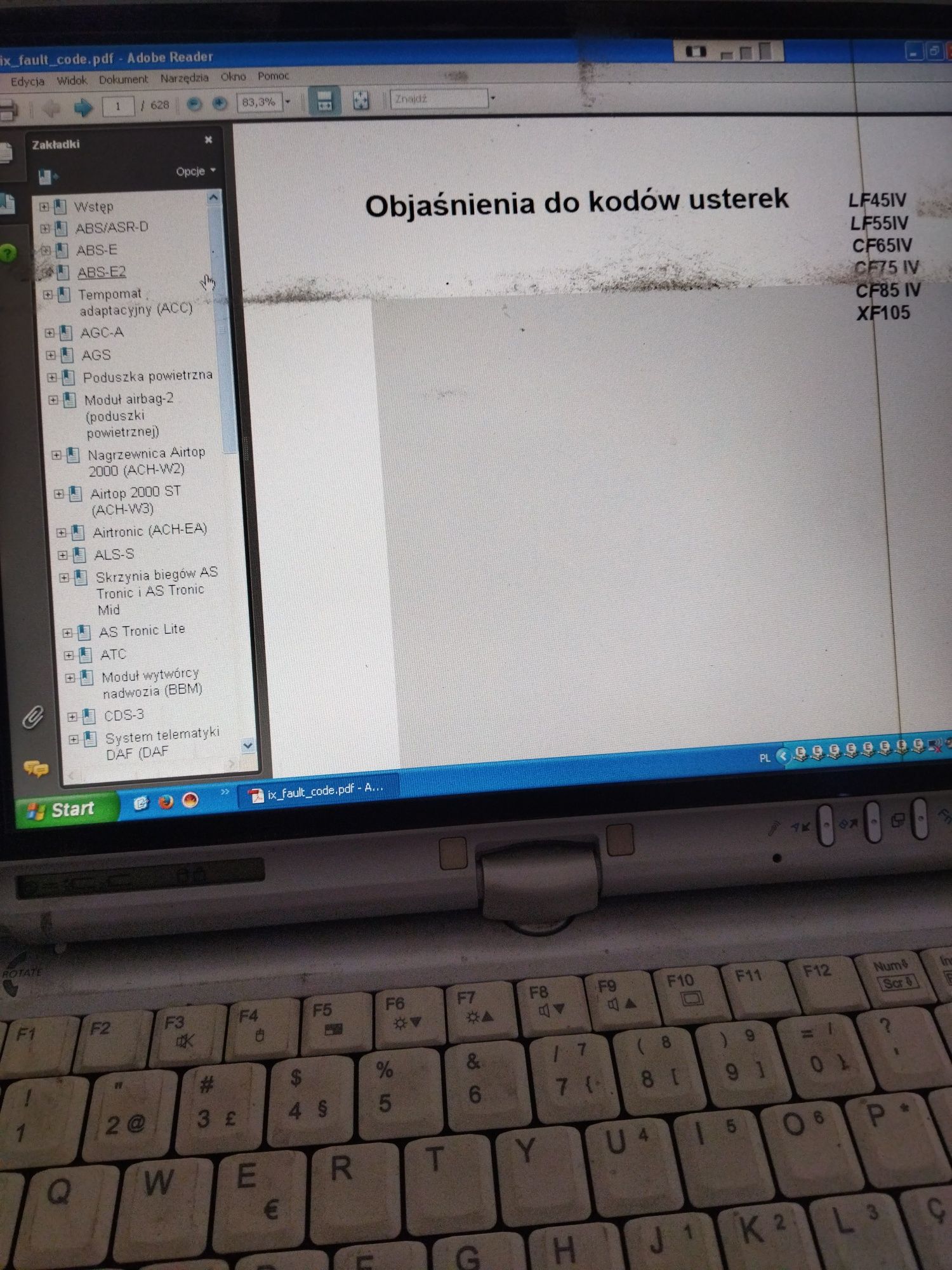 Davie DAF komputer diagnostyczny