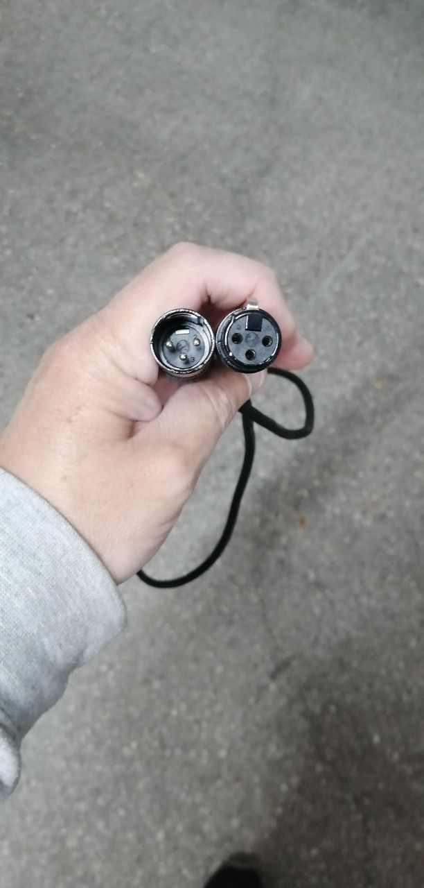 Cabos DMX para luzes como novos