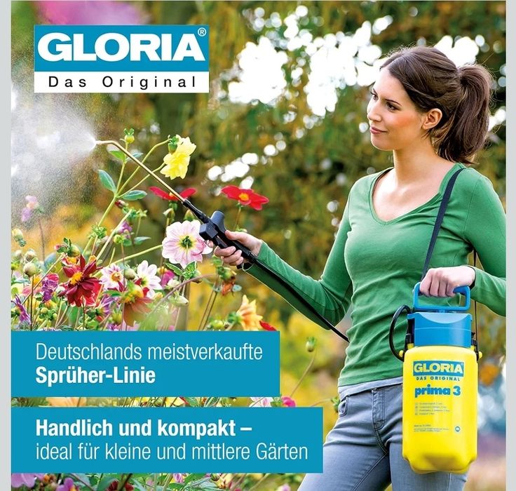 GLORIA Prima 3 Opryskiwacz ciśnieniowy, ogrodowy, pojemność 3l