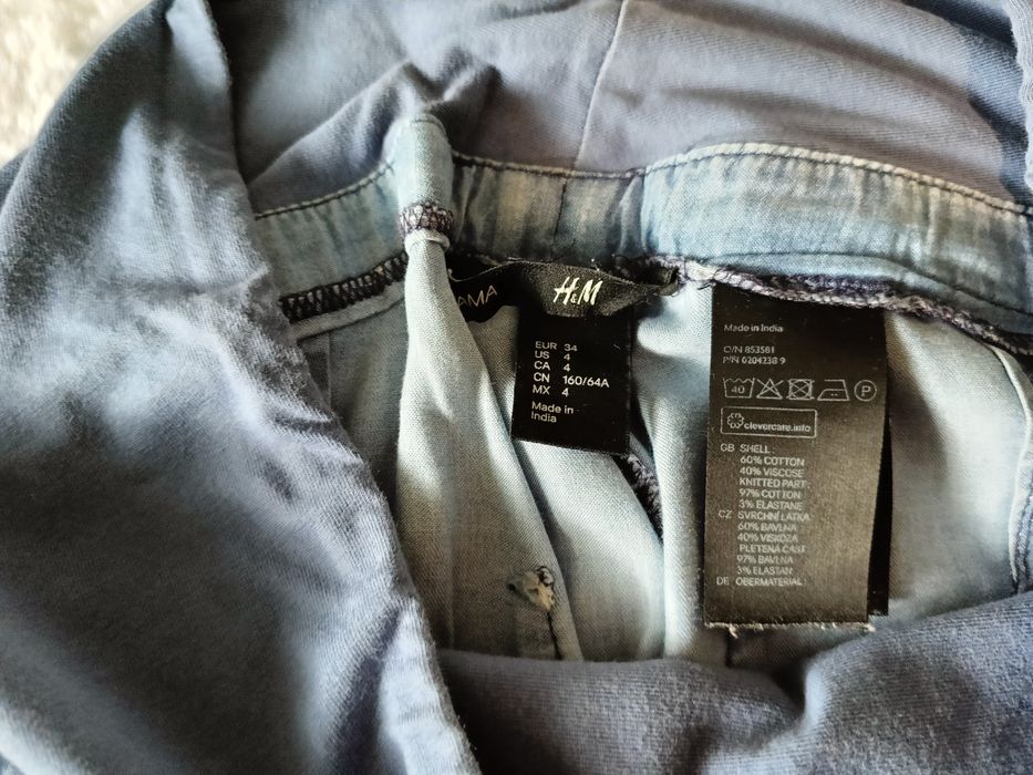 Spodnie ciążowe 3 pary r34