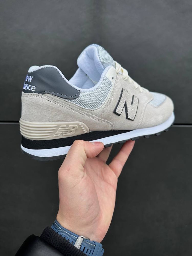 РОЗПРОДАЖ! Кросівки New Balance 574 Beige&Gray | 40 41 42 43 44 ню бал