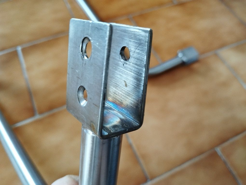 2szt Relingi nierdzew 485x130 fi20, cena za oba