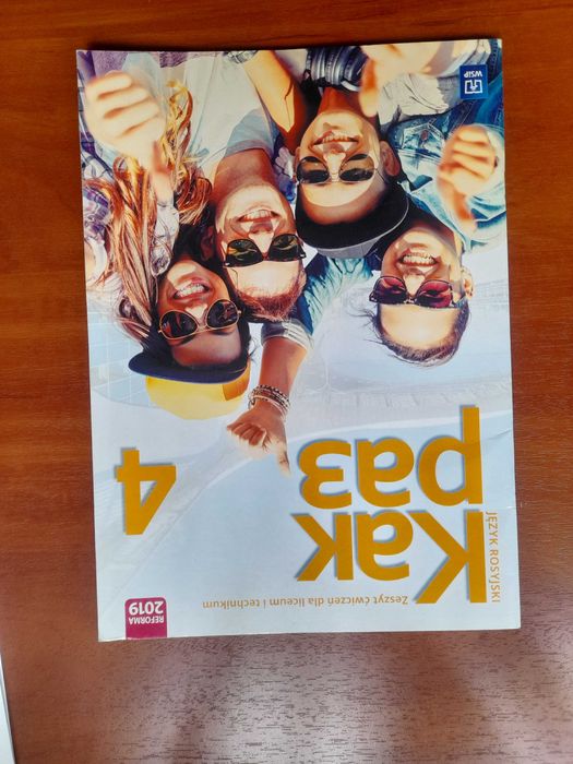 Kak Raz 4 język rosyjski 4 jak nowe książka + ćwiczenia