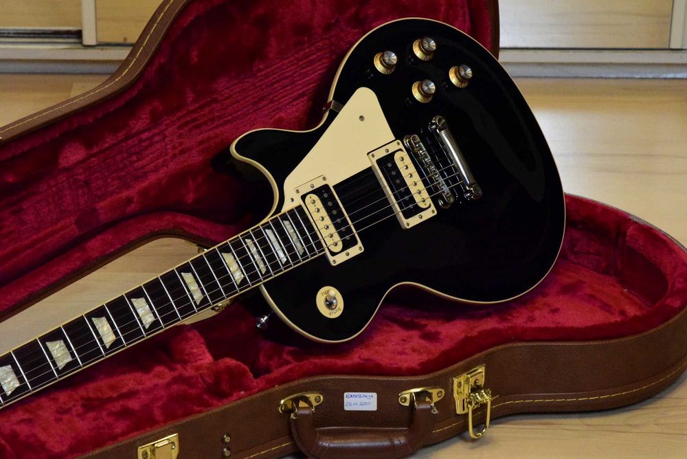 Gibson Les Paul Classic Ebony Czarny Case Certyfikat JAK NOWA 2021
