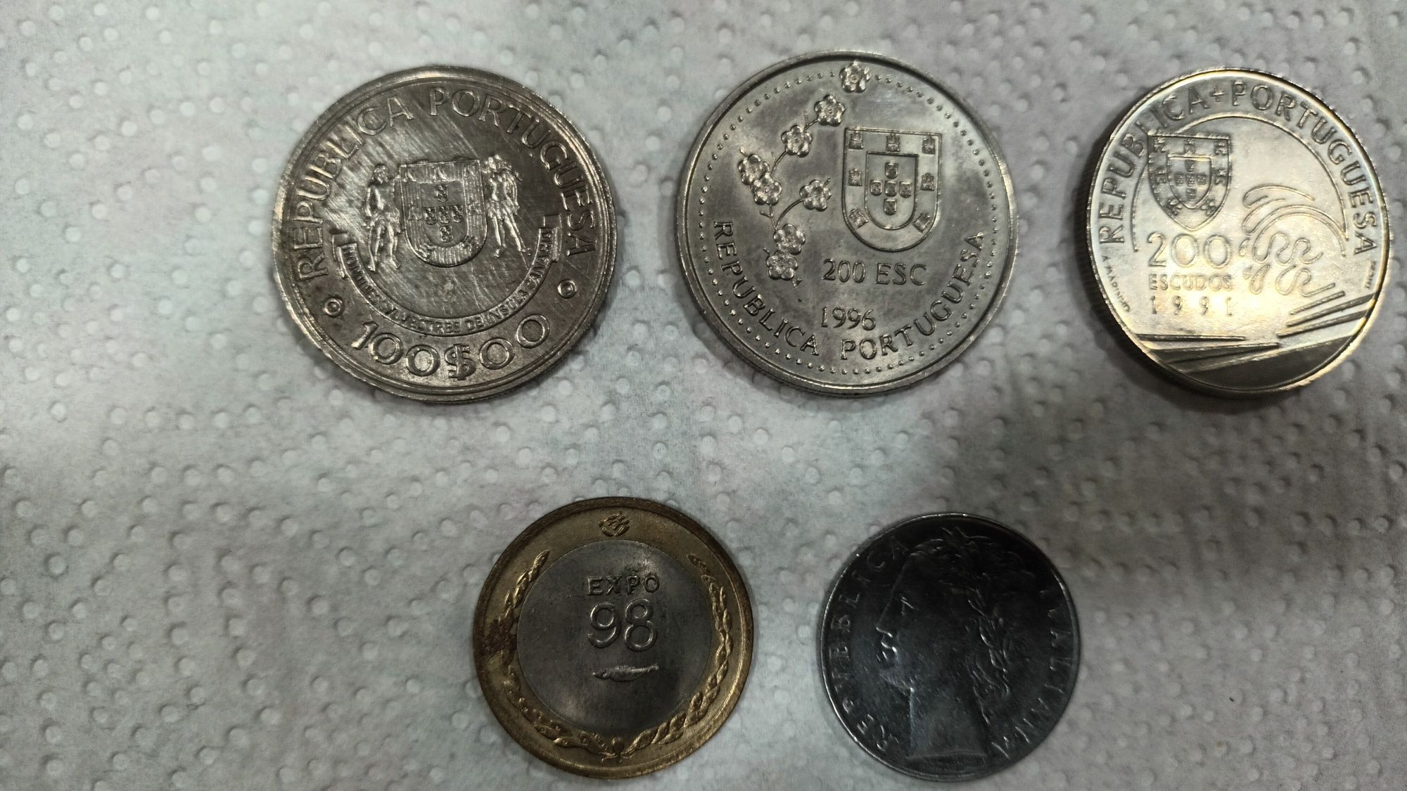 20€ Moedas de coleção antigas para desocupar: