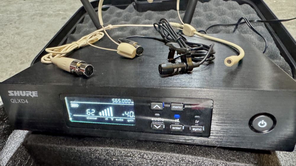 Shure QLXD Beta58, ручний мікрофон, бодіпак,головна гарнітура,петличка
