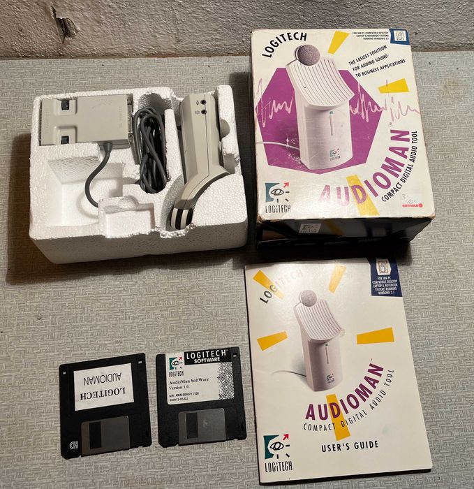 Stary komputer - Logitech Audioman