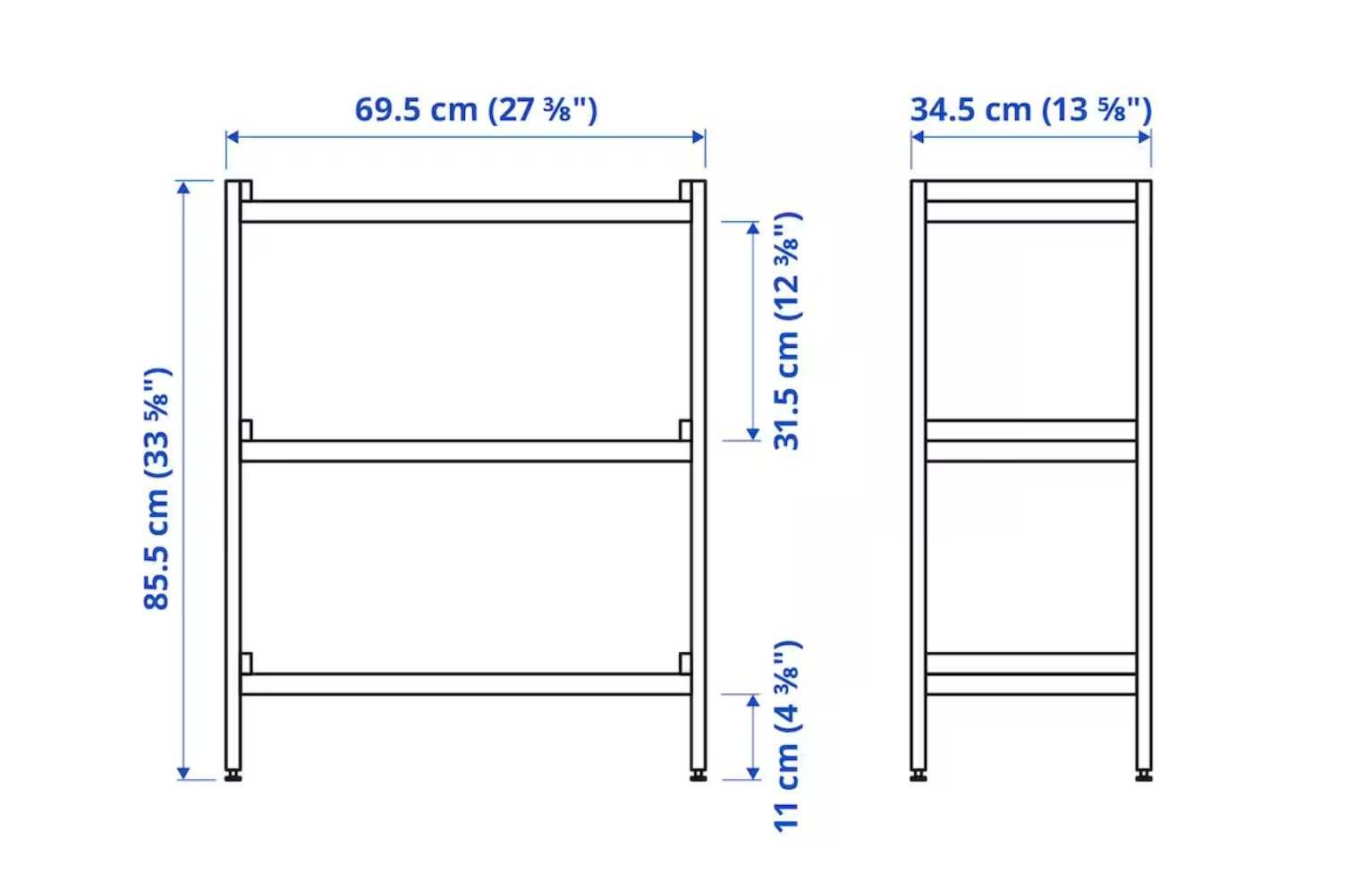 Estante Branca - EKENABBEN Ikea