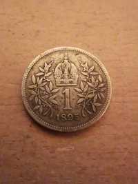 1 korona Austro-Węgry 1895 rok ( franc ios IDG imp avstr rex) srebro