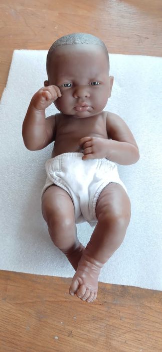 Лялька пупс реборн темношкіра мулатка Berenguer