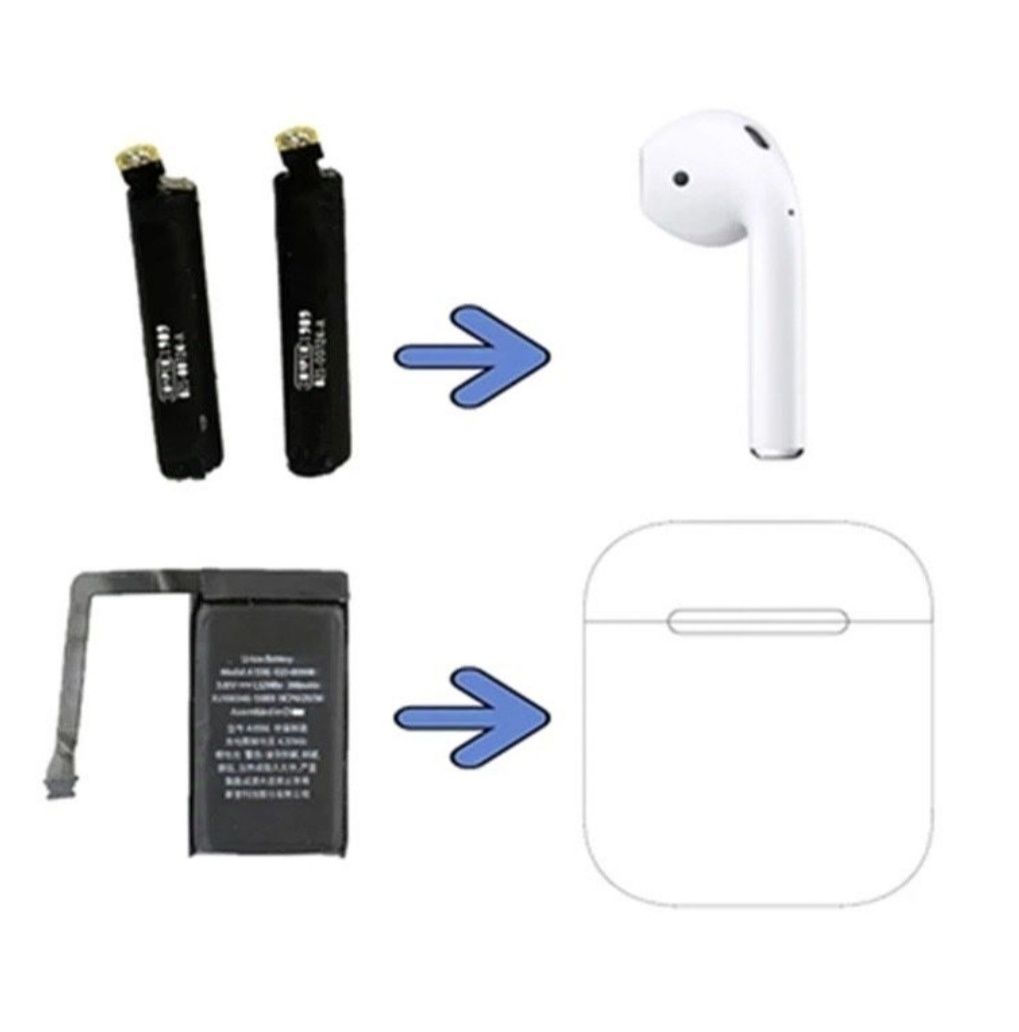 Airpods 1/2 замена аккумулятора ремонт