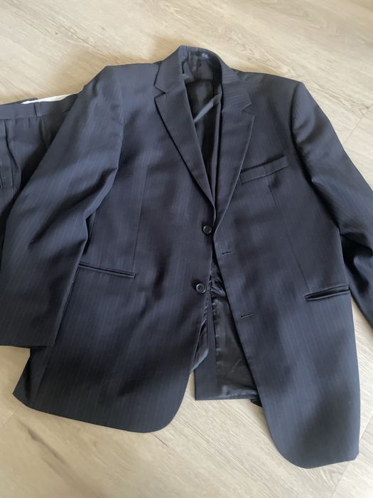 Garnitur  męski czaeny rizm.54