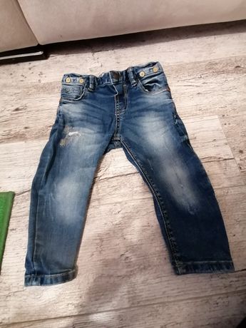 Spodnie jeansy zara 86
