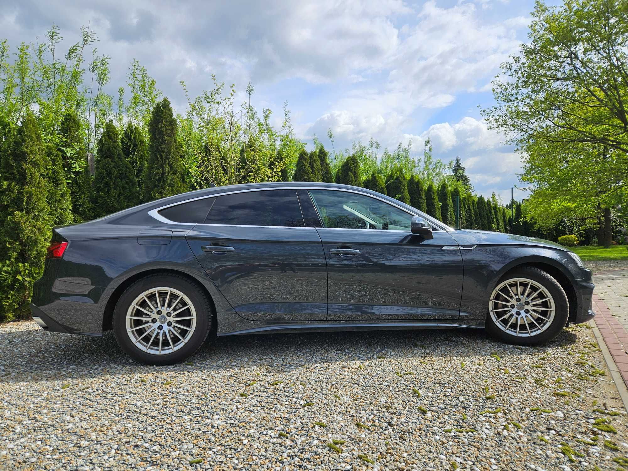 2020 Audi A5  2.0 TDI quattro 190 KM S tronic, bogate wyposażenie