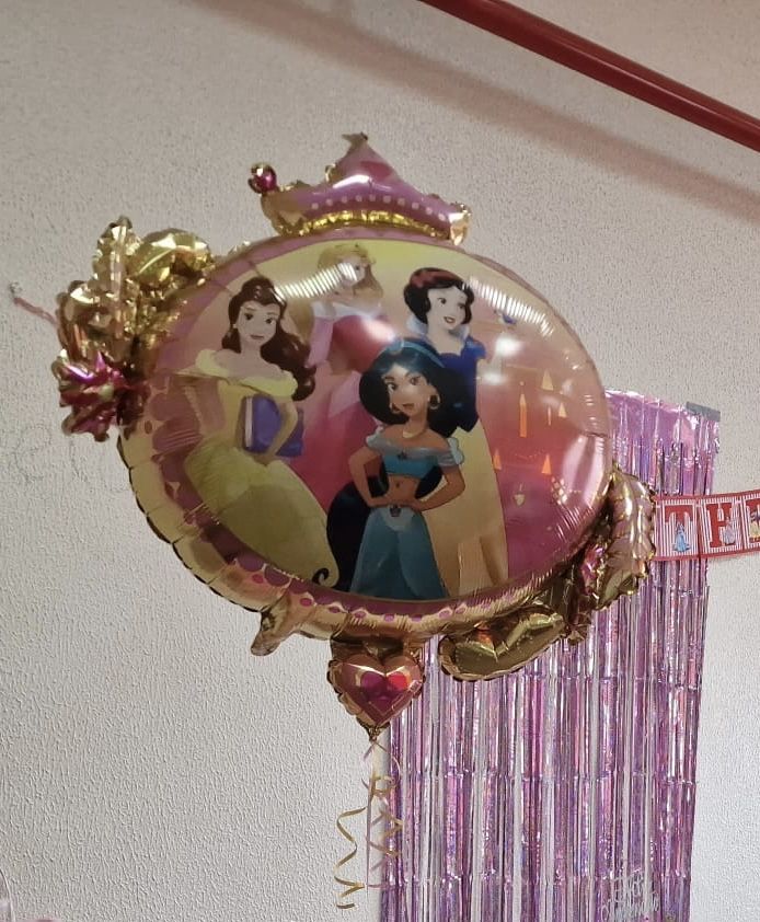 Balão foil  Princesas 86cm optimo estado