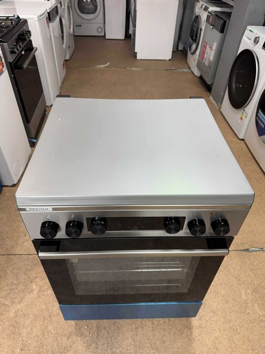OUTLET nowa Kuchnia gazowo-elektryczna Gorenje GKS6C71XF 60 cm inox C9