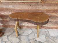 Stolik drewniany - PIĘKNA RĘCZNA ROBOTA