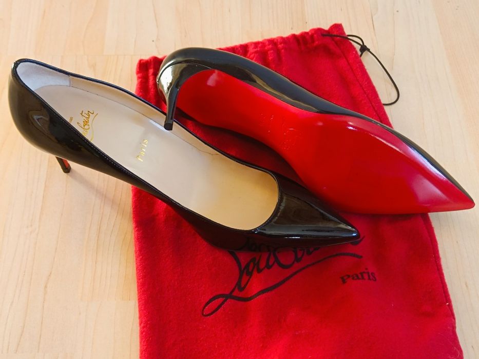 Christian Louboutin Czarne szpilki Kate 7cm