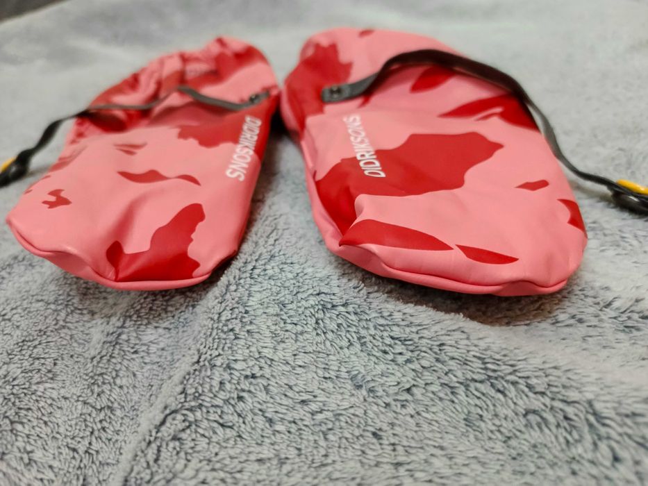 Rękawice narciarskie dziecięce marki Didriksons w kolorze różowym