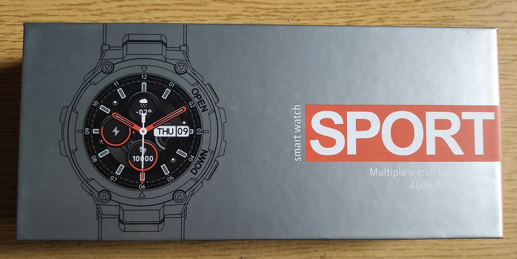 Sportowy smartwatch + 3 smartwatche
