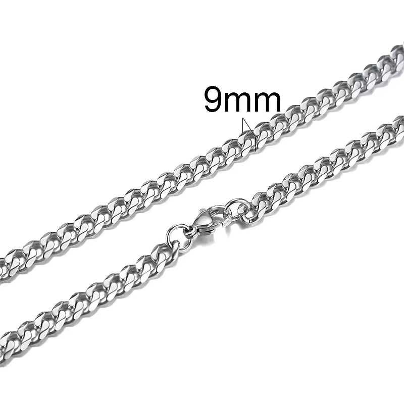 Colar de aço inoxidável de 3 a 9 mm