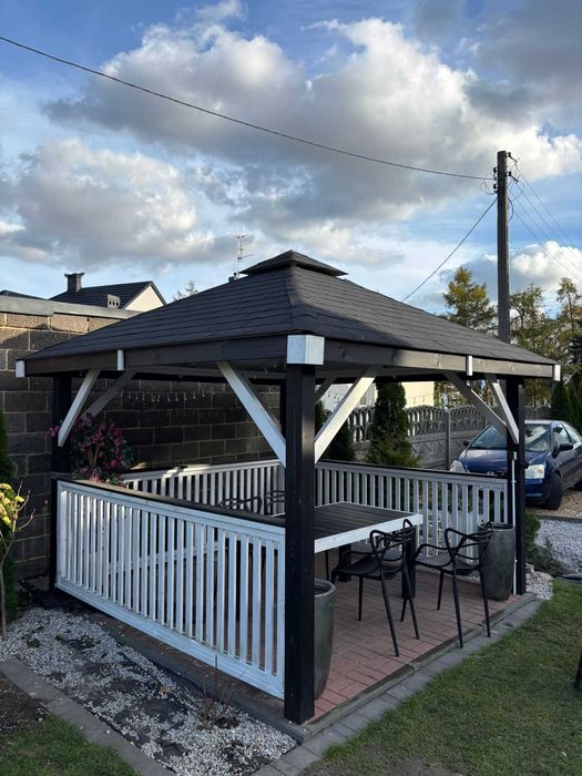 Altanka ogrodowa Altana drewniana 3x3 Stół gratis!