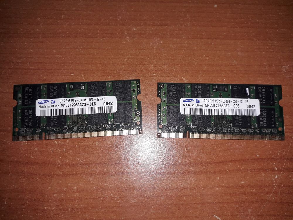 RAM 2x4GB de portátil