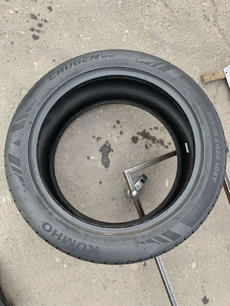 Шини 265/45 R20 пара Kumho 2020p літо 6,8мм
