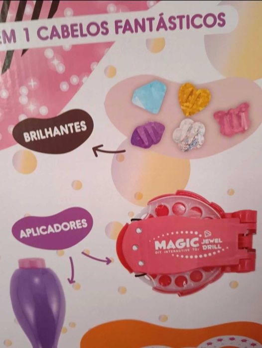 Aplicador NOVO missangas acessórios cabelo