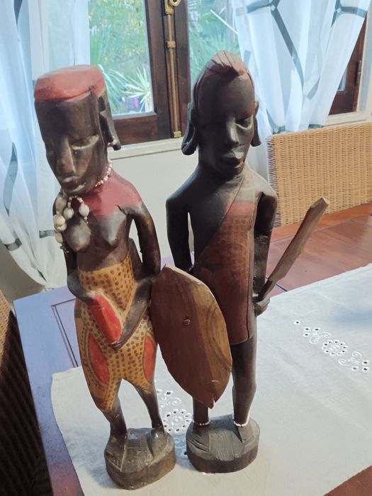 Vendo estátuas africana