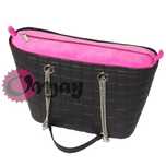 organizer OBAG URBAN MINI welur różowy velvet 2 kieszenie VIP OMAY