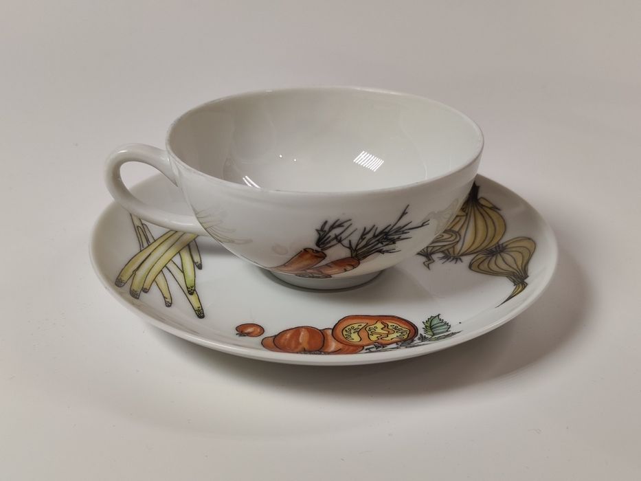 1 Duo Krautheim: rak, szparagi, cebula i pomidory, Niemcy lata 1960-70