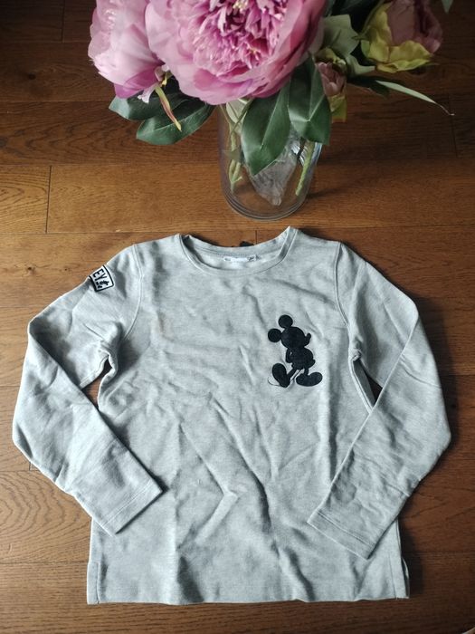 Bluzka z długim rękawem koszulka Mango S  Mickey Mouse