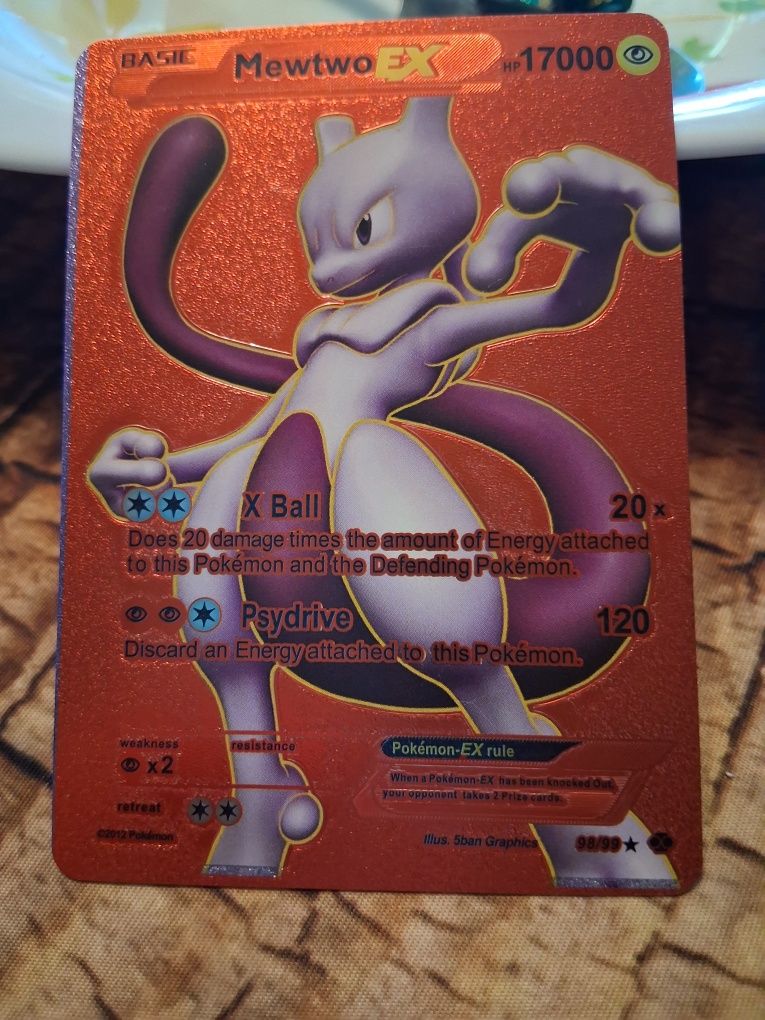 Zestaw 2 kart Pokemon Mewtwo EX