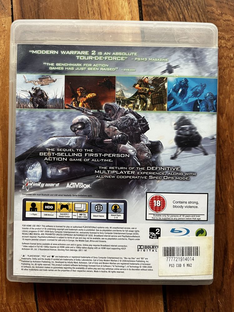 Call of duty modern warfare 2 ps3