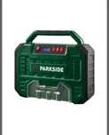 Compressor portátil com display digital 12V/230V parkside