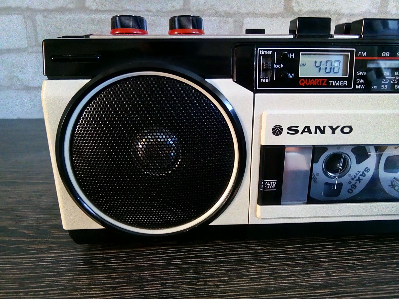 Sanyo M-S350LE stereo radio cassette recorder 1985