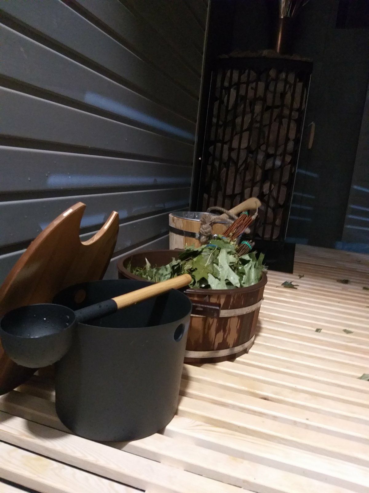 Новая Баня-сауна  с чаном на дровах