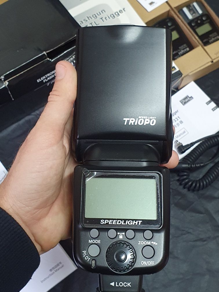 Спалах Triopo Nikon TR-981 аналог sb-910 Радиосинхронизатор Pixel