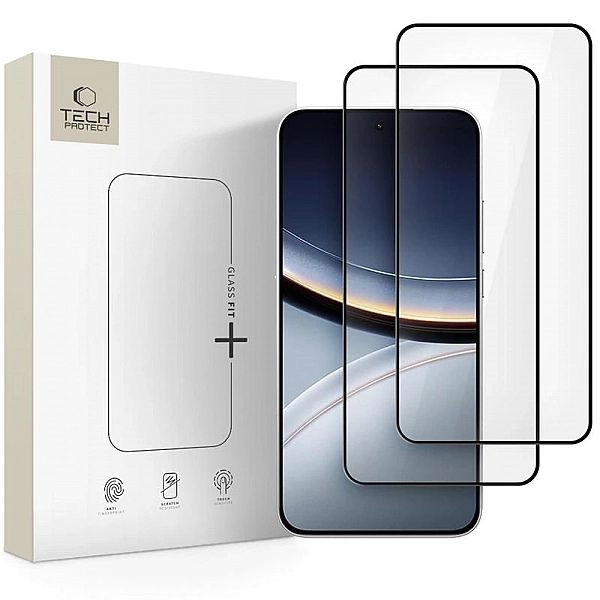 Szkło hartowane Tech-Protect Glass Fit+ 2-pack na Xiaomi Poco F7/5G -