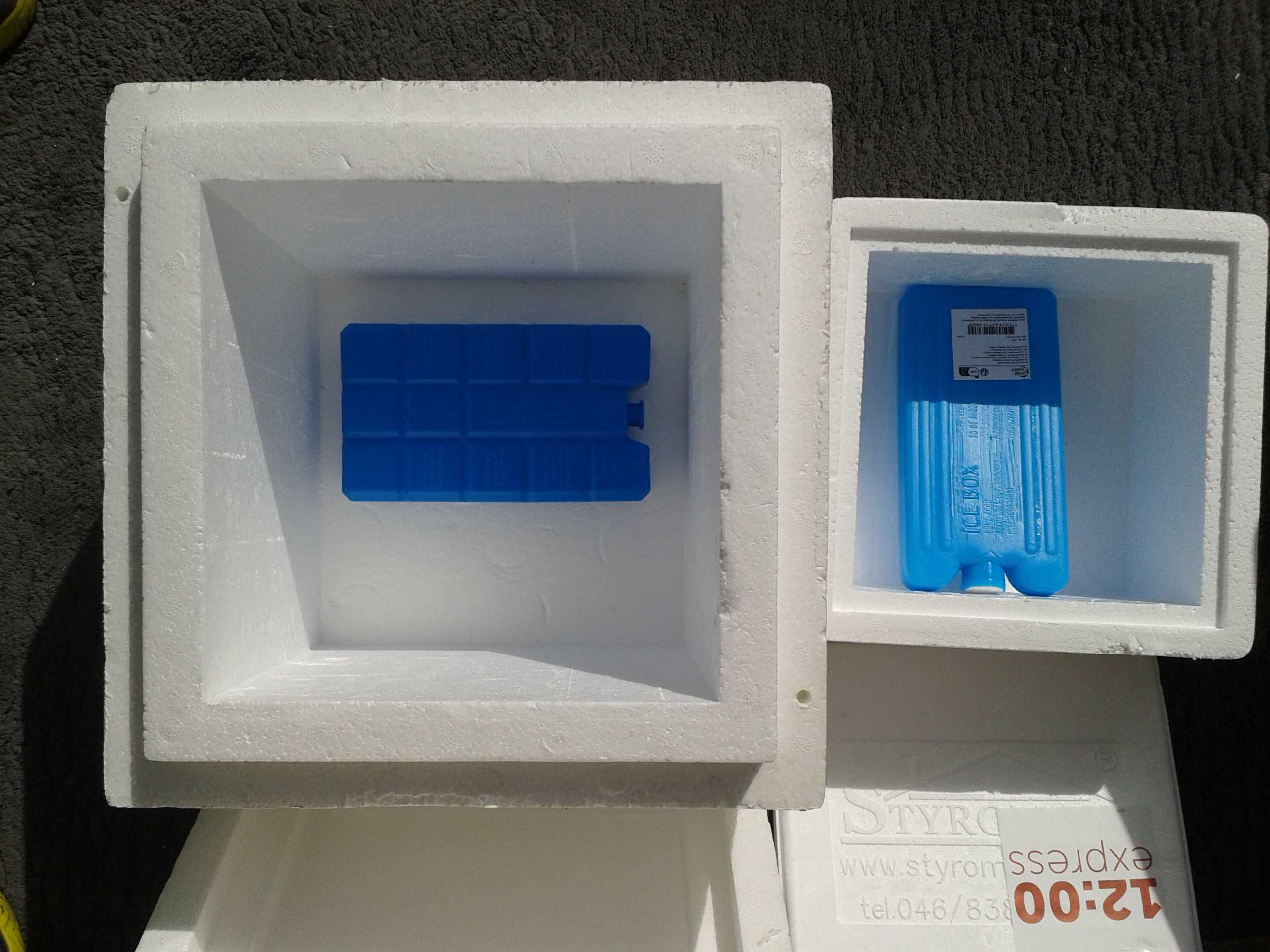 pudełka styropianowe termobox wkłady chłodzące pojemnik termoizolacyjn